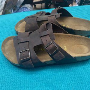 Birkenstock Riva Mens Sandals size 43 Brown